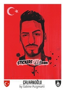Sticker Çalhanoglu - Euro 2016 n. 220 - Tschuttiheftli