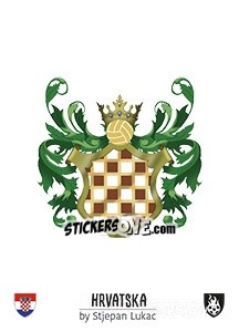 Sticker Hrvatska - Euro 2016 n. 223 - Tschuttiheftli