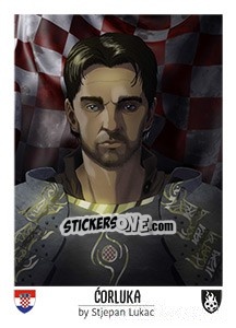 Sticker Corluka - Euro 2016 n. 227 - Tschuttiheftli