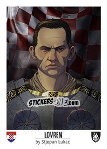 Sticker Lovren - Euro 2016 n. 228 - Tschuttiheftli
