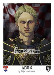 Sticker Modric - Euro 2016 n. 230 - Tschuttiheftli