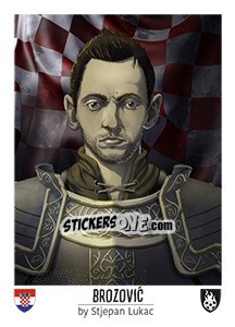 Sticker Brozovic - Euro 2016 - Tschuttiheftli