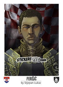 Sticker Perisic - Euro 2016 n. 233 - Tschuttiheftli