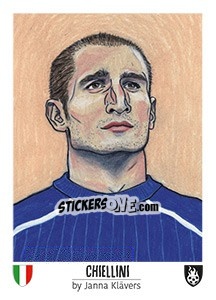 Sticker Chiellini - Euro 2016 n. 255 - Tschuttiheftli