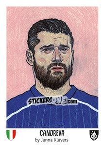 Sticker Candreva - Euro 2016 n. 258 - Tschuttiheftli