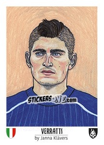 Sticker Verratti - Euro 2016 - Tschuttiheftli