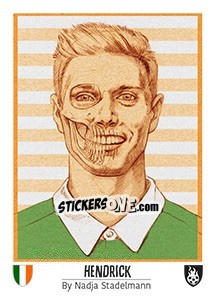 Sticker Hendrick - Euro 2016 n. 274 - Tschuttiheftli