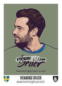 Sticker Henning Bruer - Euro 2016 - Tschuttiheftli