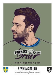 Sticker Henning Bruer - Euro 2016 n. 278 - Tschuttiheftli