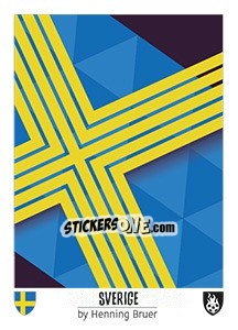 Sticker Sverige - Euro 2016 - Tschuttiheftli