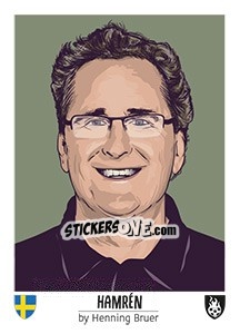 Sticker Hamrén - Euro 2016 n. 280 - Tschuttiheftli
