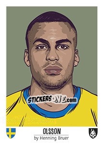 Sticker Olsson - Euro 2016 n. 282 - Tschuttiheftli