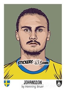 Sticker Johansson - Euro 2016 - Tschuttiheftli