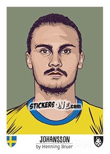 Cromo Johansson - Euro 2016 n. 283 - Tschuttiheftli