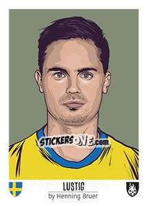 Sticker Lustig - Euro 2016 n. 285 - Tschuttiheftli