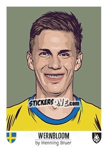 Sticker Wernbloom - Euro 2016 n. 286 - Tschuttiheftli
