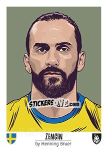 Sticker Zengin - Euro 2016 n. 288 - Tschuttiheftli