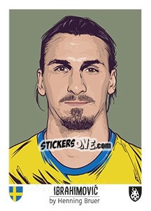 Sticker Ibrahimovic - Euro 2016 n. 291 - Tschuttiheftli