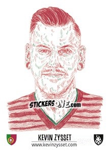 Sticker Kevin Zysset - Euro 2016 n. 292 - Tschuttiheftli
