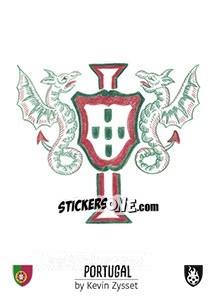 Sticker Portugal - Euro 2016 - Tschuttiheftli