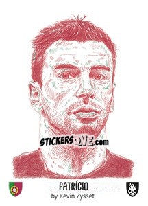 Sticker Patrício - Euro 2016 n. 295 - Tschuttiheftli