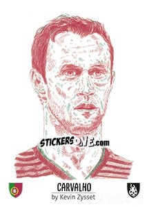Figurina Carvalho - Euro 2016 n. 298 - Tschuttiheftli