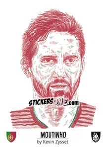 Sticker Moutinho - Euro 2016 n. 301 - Tschuttiheftli