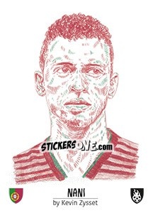 Sticker Nani - Euro 2016 n. 303 - Tschuttiheftli