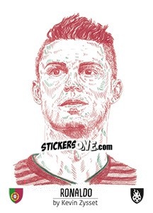 Sticker Ronaldo - Euro 2016 n. 305 - Tschuttiheftli