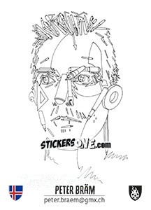 Sticker Peter bräm - Euro 2016 n. 306 - Tschuttiheftli