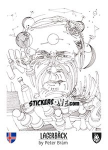 Sticker Lagerbäck - Euro 2016 n. 308 - Tschuttiheftli