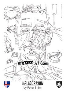 Sticker Halldórsson - Euro 2016 n. 309 - Tschuttiheftli