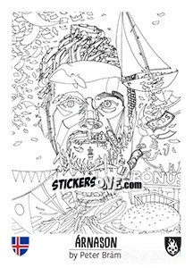 Sticker Árnason - Euro 2016 n. 312 - Tschuttiheftli