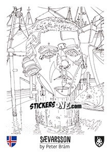 Sticker Sævarsson - Euro 2016 n. 313 - Tschuttiheftli