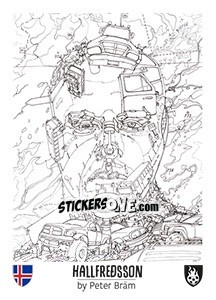 Sticker Halfreðsson - Euro 2016 n. 314 - Tschuttiheftli