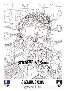Sticker Guðmundsson - Euro 2016 n. 315 - Tschuttiheftli