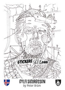 Sticker Gylfi sigurðsson - Euro 2016 n. 317 - Tschuttiheftli
