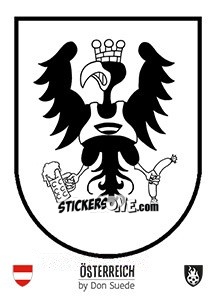 Sticker Österreich - Euro 2016 - Tschuttiheftli