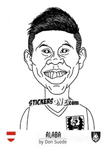 Sticker Alaba - Euro 2016 n. 328 - Tschuttiheftli