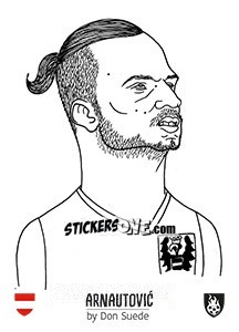Sticker Arnautovic - Euro 2016 n. 331 - Tschuttiheftli