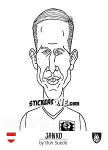 Sticker Janko - Euro 2016 n. 333 - Tschuttiheftli