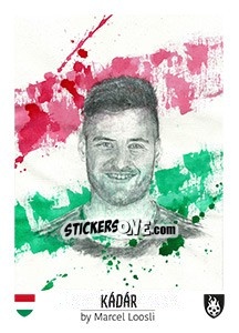 Sticker Kádár - Euro 2016 n. 338 - Tschuttiheftli