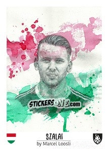Sticker Szalai - Euro 2016 n. 347 - Tschuttiheftli