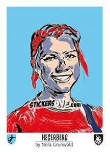 Sticker Hegerberg - Euro 2016 n. 359 - Tschuttiheftli