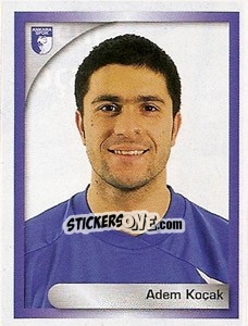 Sticker Adem Koçak - Turkcell Süper Lig 2008-2009 n. 15 - Panini