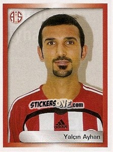 Sticker Yalçin Ayhan - Turkcell Süper Lig 2008-2009 - Panini