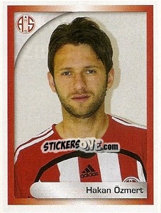 Sticker Hakan Özmert - Turkcell Süper Lig 2008-2009 n. 42 - Panini