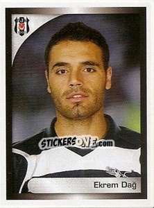 Sticker Ekrem Dağ - Turkcell Süper Lig 2008-2009 n. 62 - Panini
