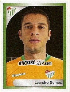 Sticker Leandro Gomes - Turkcell Süper Lig 2008-2009 - Panini