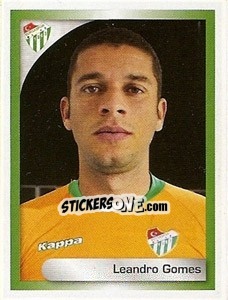 Sticker Leandro Gomes - Turkcell Süper Lig 2008-2009 n. 75 - Panini